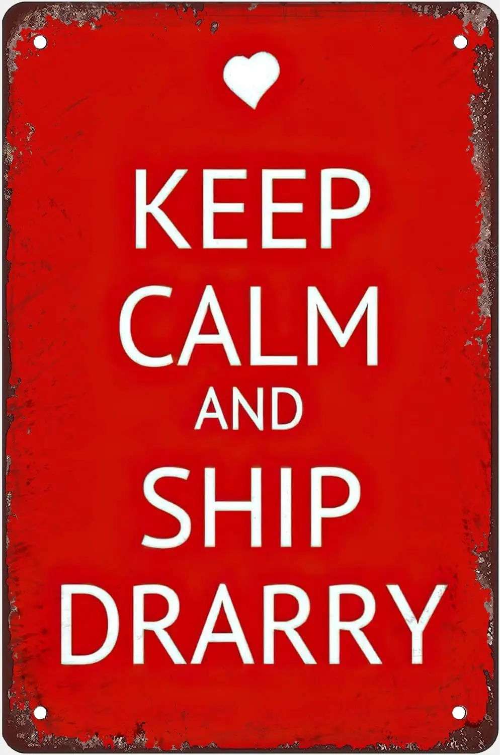 Retro Funny Metal Tin Sign Sheet Signs Keep Calm And Ship Drarry Metal Signs For Home Bathroom Kitchen Garden Man Cave Decor Gar