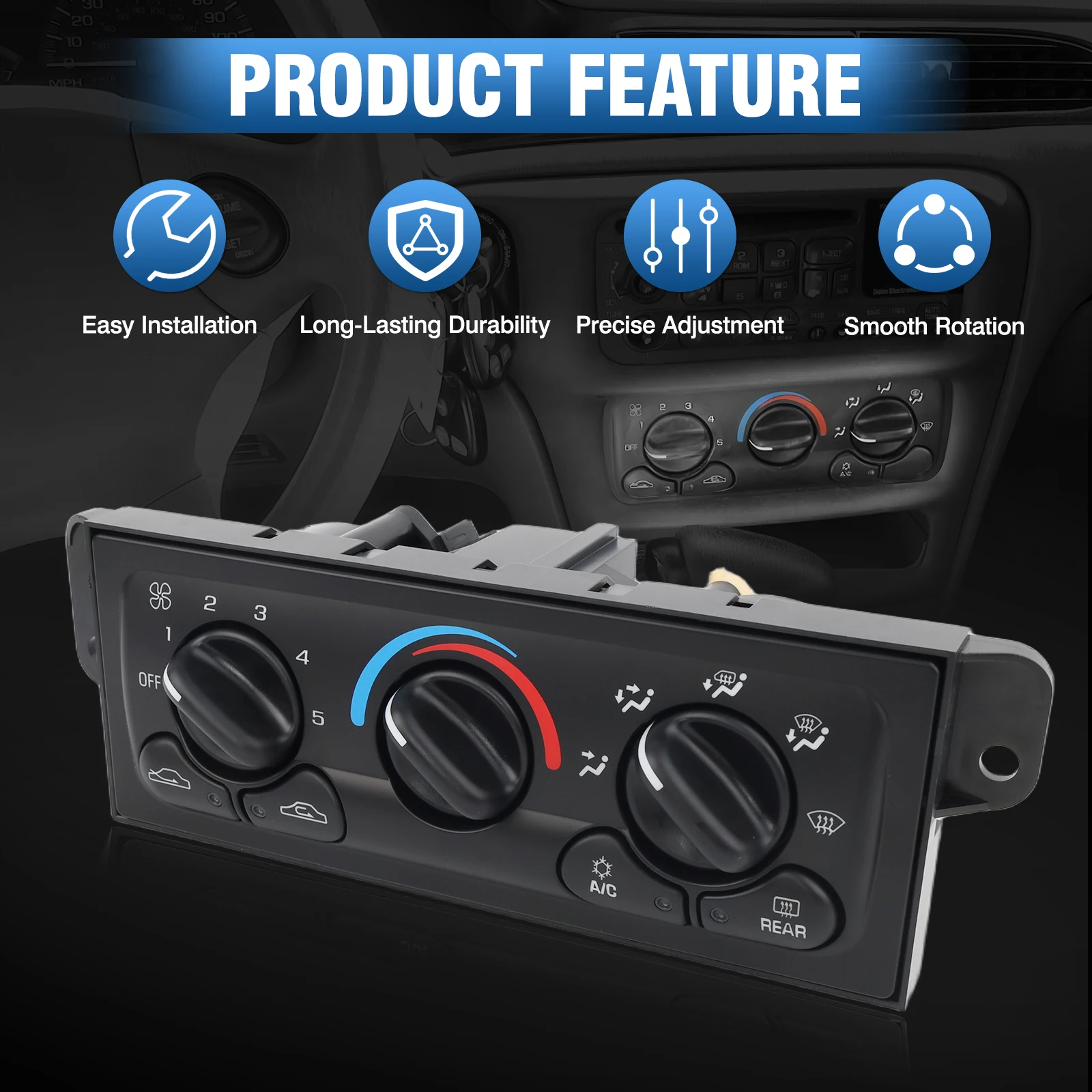 22601655 22601654 HVAC Control Module for Oldsmobile Achieva 1997-1998