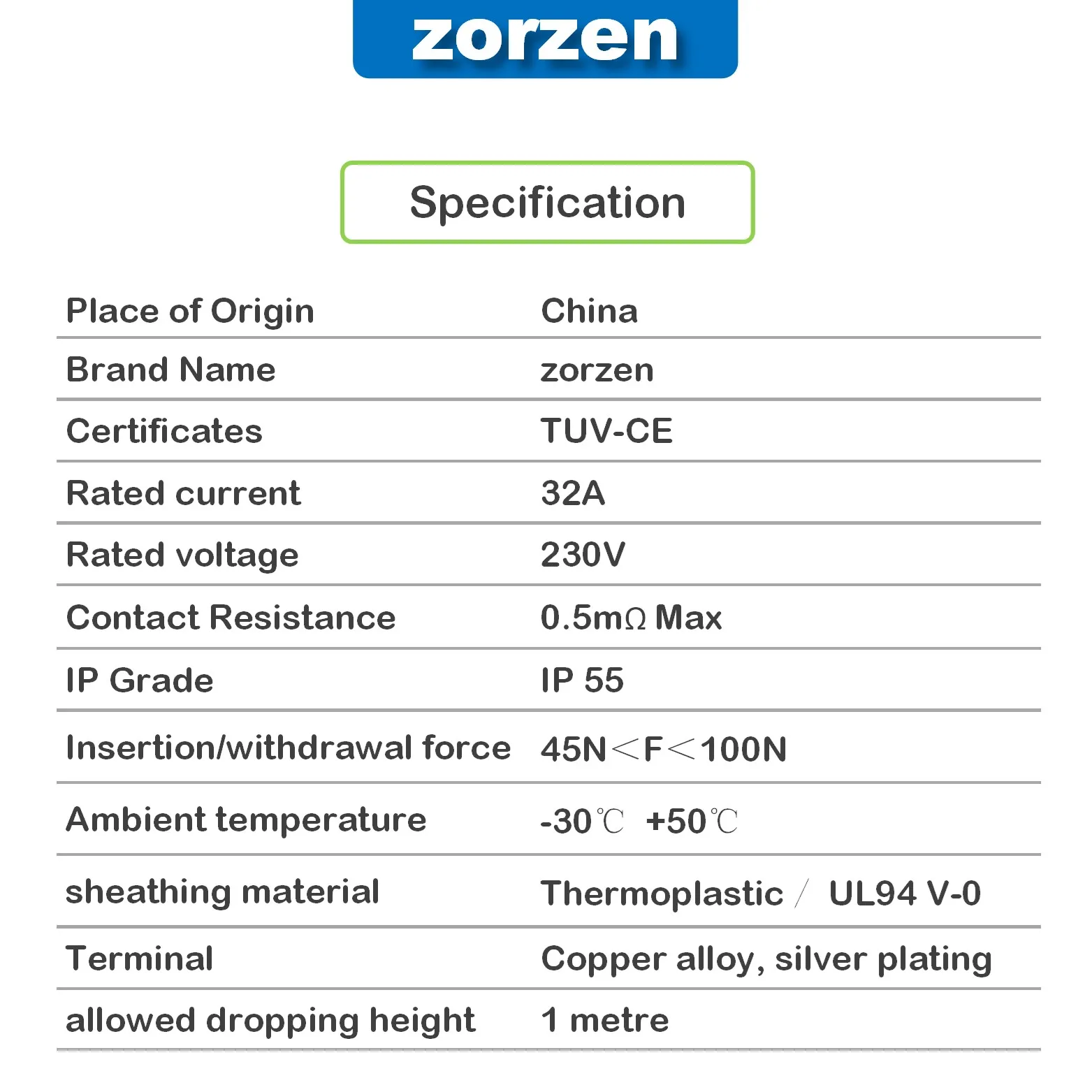 Type1 to GBT Adapter 32A Type 1 J1772 Charger Adaptor for Chinese Version Electric Car with GB/T Charging Socket