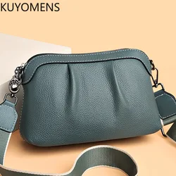 Women Genuine Leather Women's Bag Messenger Bag Cow Leather Women Shoulder Crossbody Bag Designer Saddle Bag