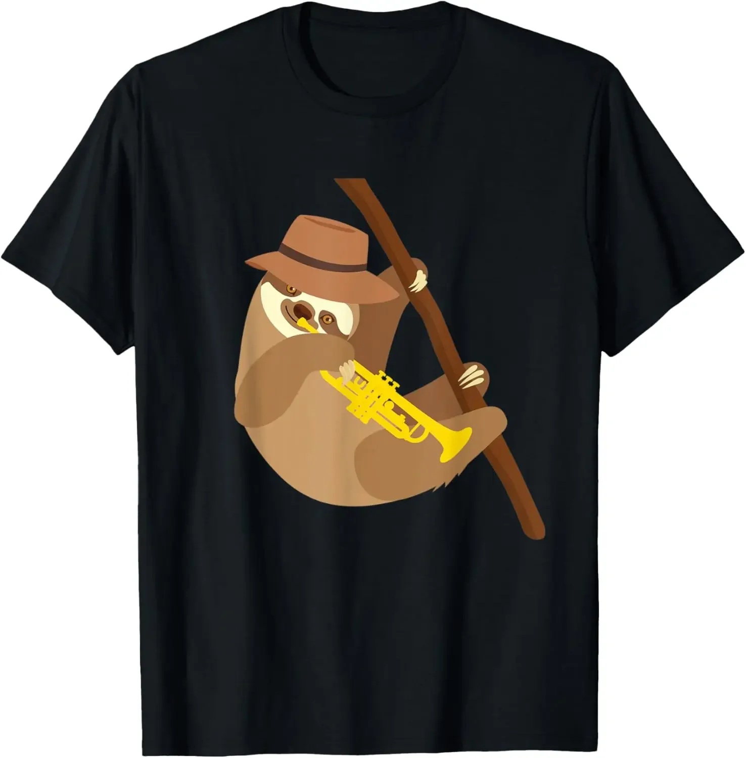 Sloth Trumpet Player - Trumpeter Jazz Music Lover T-Shirt