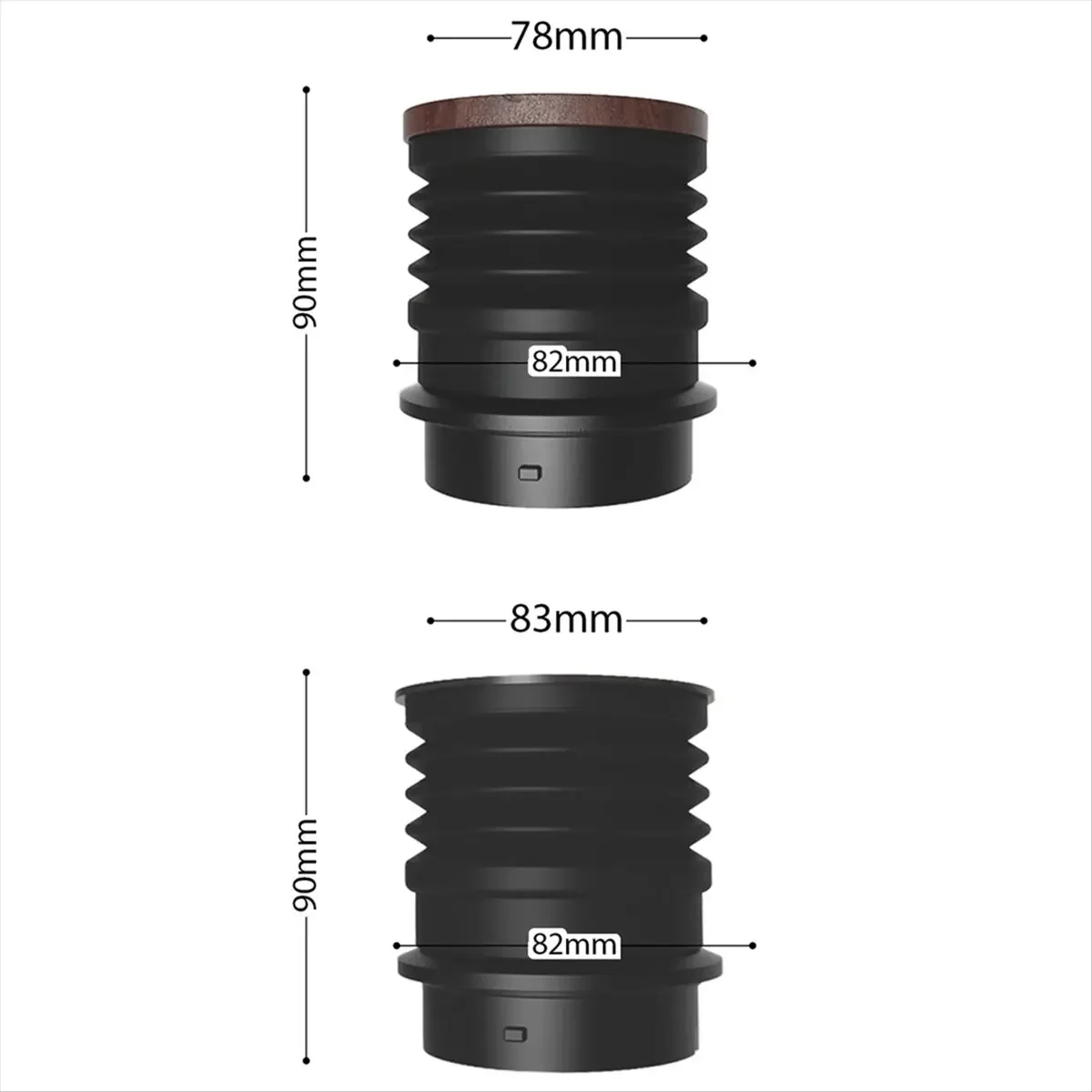 A47T Single Dose Hopper Silicone Coffee Grinder for Baratza Encore Blowing Bean Bin for Cleaning&Collecting Coffee Powder B