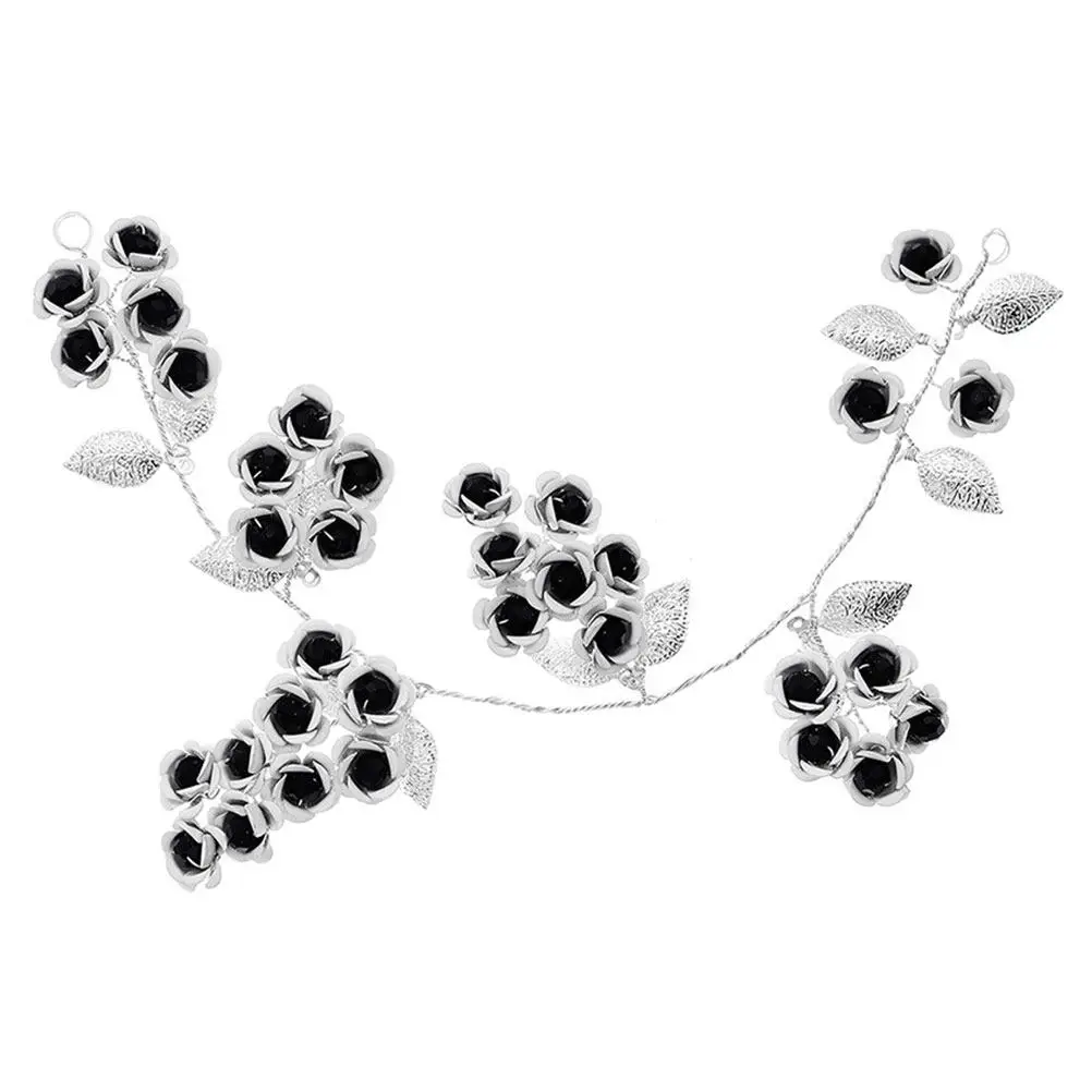 

Floral Hairband Rose Flower Headpiece Jewelry Vintage Gothic Head Chain for Festive Gatherings Bride Prom Evening Event Wear
