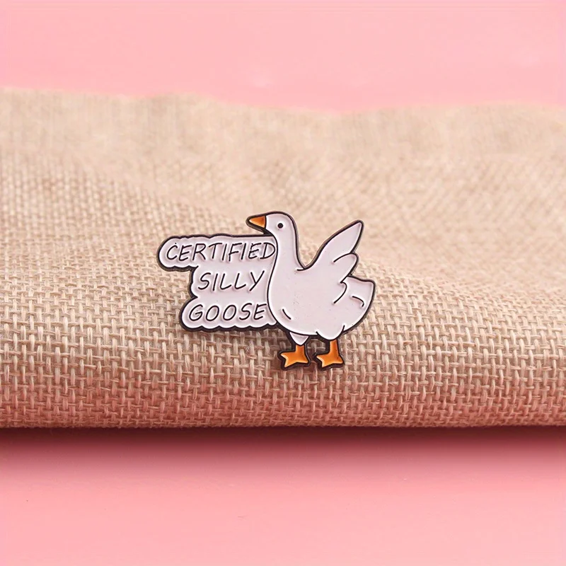 Meme Duck Rebellion Set: 11 freche Enten-Pins-Kollektion mit Stilvollen Untertiteln - Bonk Stick Cup Duck Scarf Goose – Detail 3