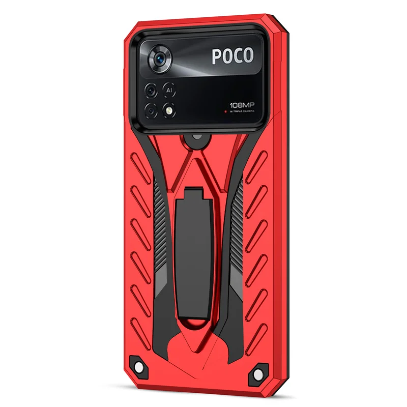 For Xiaomi Poco X4 Pro Case Shockproof Armor Rugged Kickstand Back Cover For Poco Poko Pocco Little X4Pro X 4 Pro 4Pro X4 Pro 5G