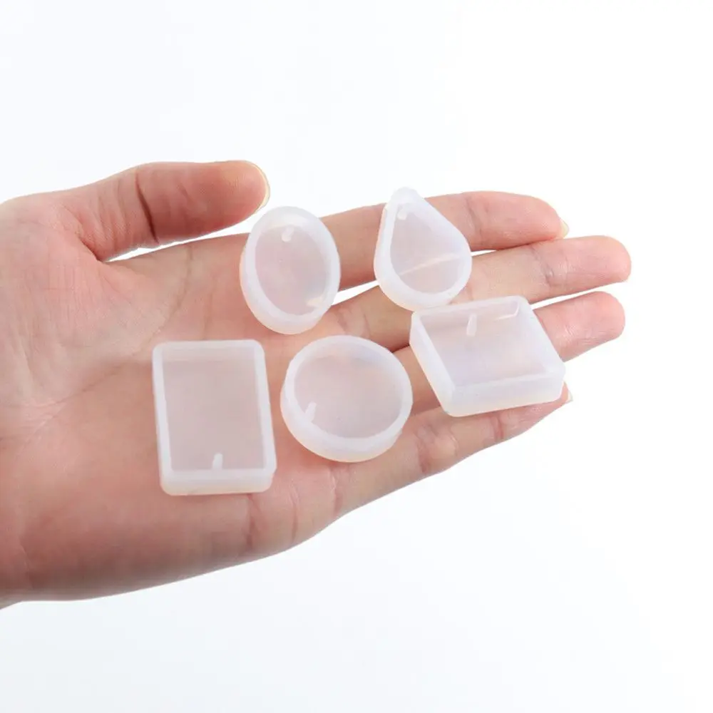 Molde de cola artesanal requintado, pingente epóxi, colar de resina, chaveiro, fabricação de jóias, molde de silicone