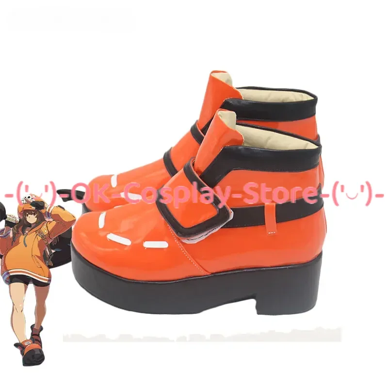 [สั่งทำพิเศษ] รองเท้าคอสเพลย์กิลตี้เกียร์เมย์ สำหรับอนิเมะ เกม บทบาทสมมติ ชุดแฟนซี งานฮาโลวีน งานคาร์นิวัล งานปาร์ตี้ รองเท้าบูทหนัง PU