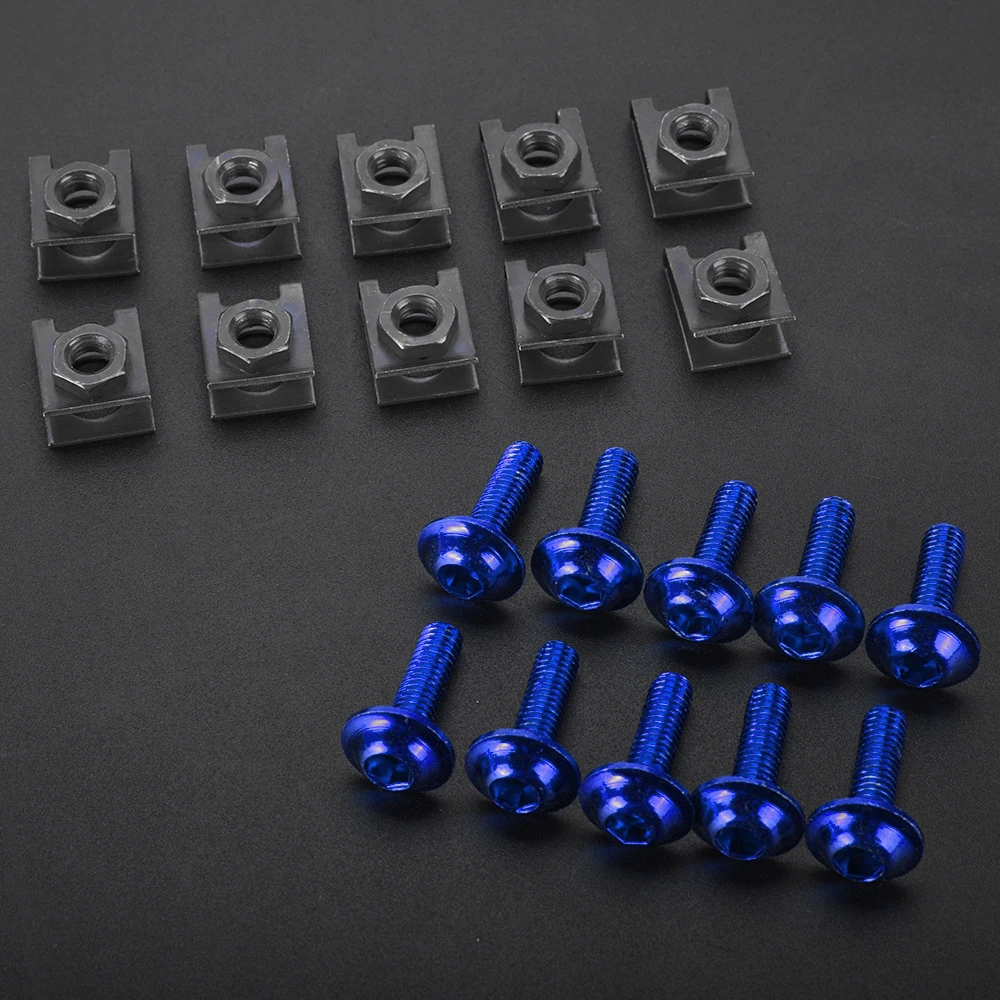 FOR CFMOTO Ibex 450 2024 2025 2026 Motorcycle Ibex450 450 MT 6MM Fairing Body Work Bolt Kit Screw Spire Speed Fastener Clip Nut