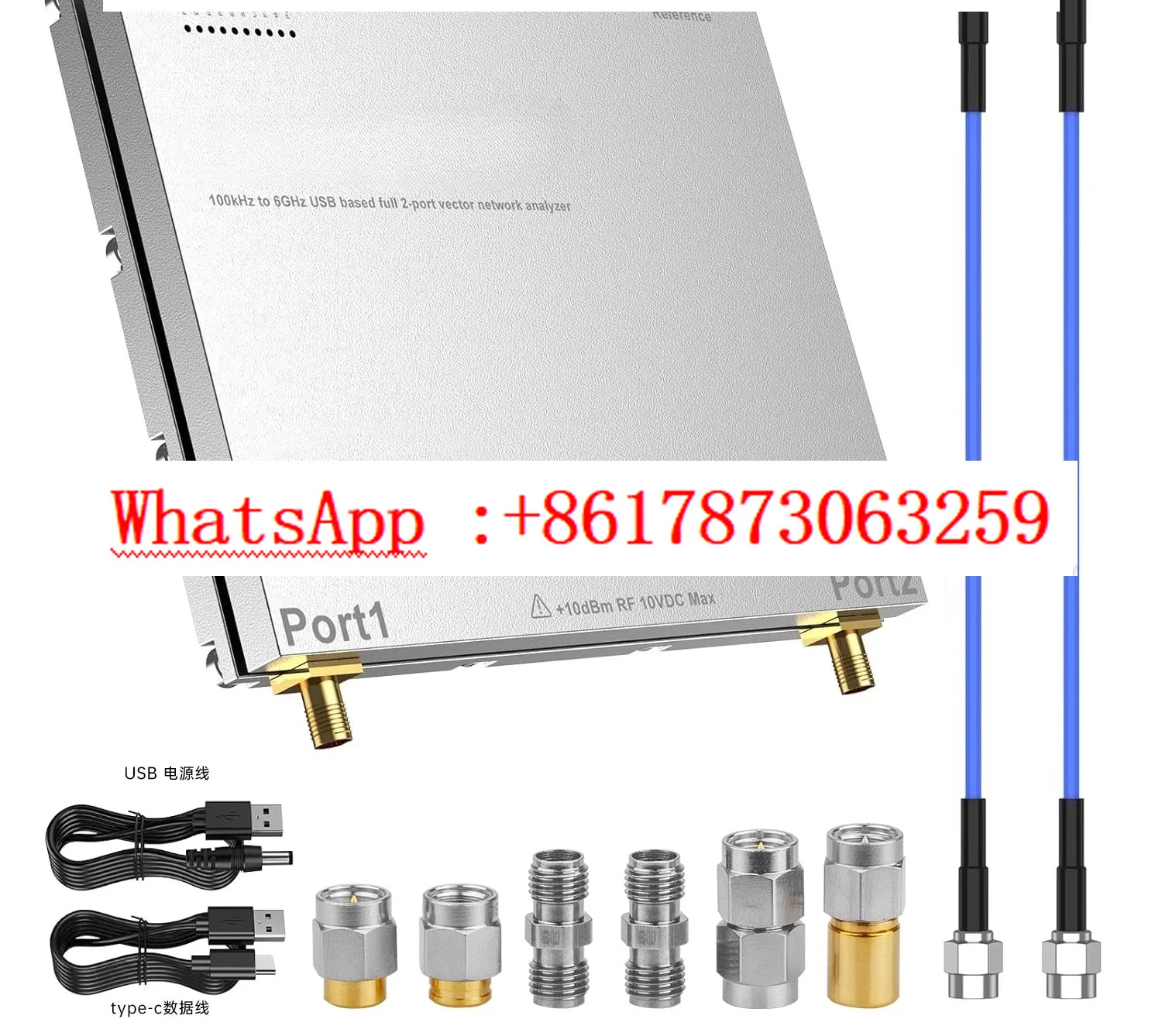 Network Analyzer 100kHz-6GHz 2025 Vector Network Analyzer, Spectrum Analyzer