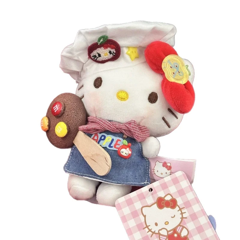 Animatie Hello Kitty cosplay dress-up cartoon pluche pop hanger PP katoen gevulde pop Kawaii sleutelhanger vakantiecadeau