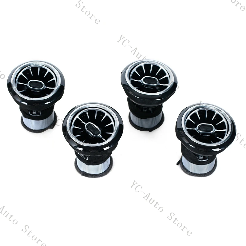 Для Mercedes Benz W164 ML GL Class 2006-2011 светодиодная передняя приборная панель AC кондиционер вентиляционное отверстие турбо отделка интерьер автомобиля Фото №4