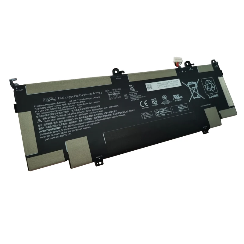 NOUVELLE Batterie D'origine RR04XL Pour HP Specter X360 13-AW AW0001TU AW0021NG HSTNN-DB9K/OB1M L60213-2C1/AC1 L60373-005 15.4V 60.76Wh