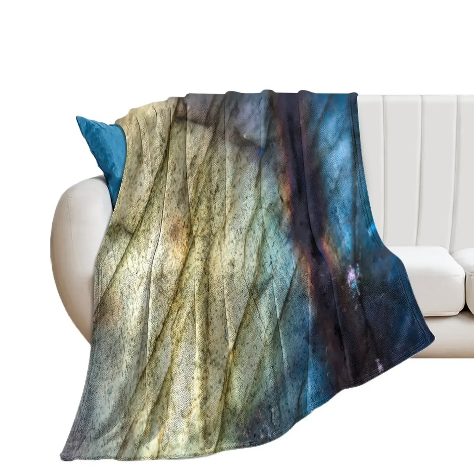 

Labradorite Throw Blanket Summer decorative Furry Soft Plaid Blankets