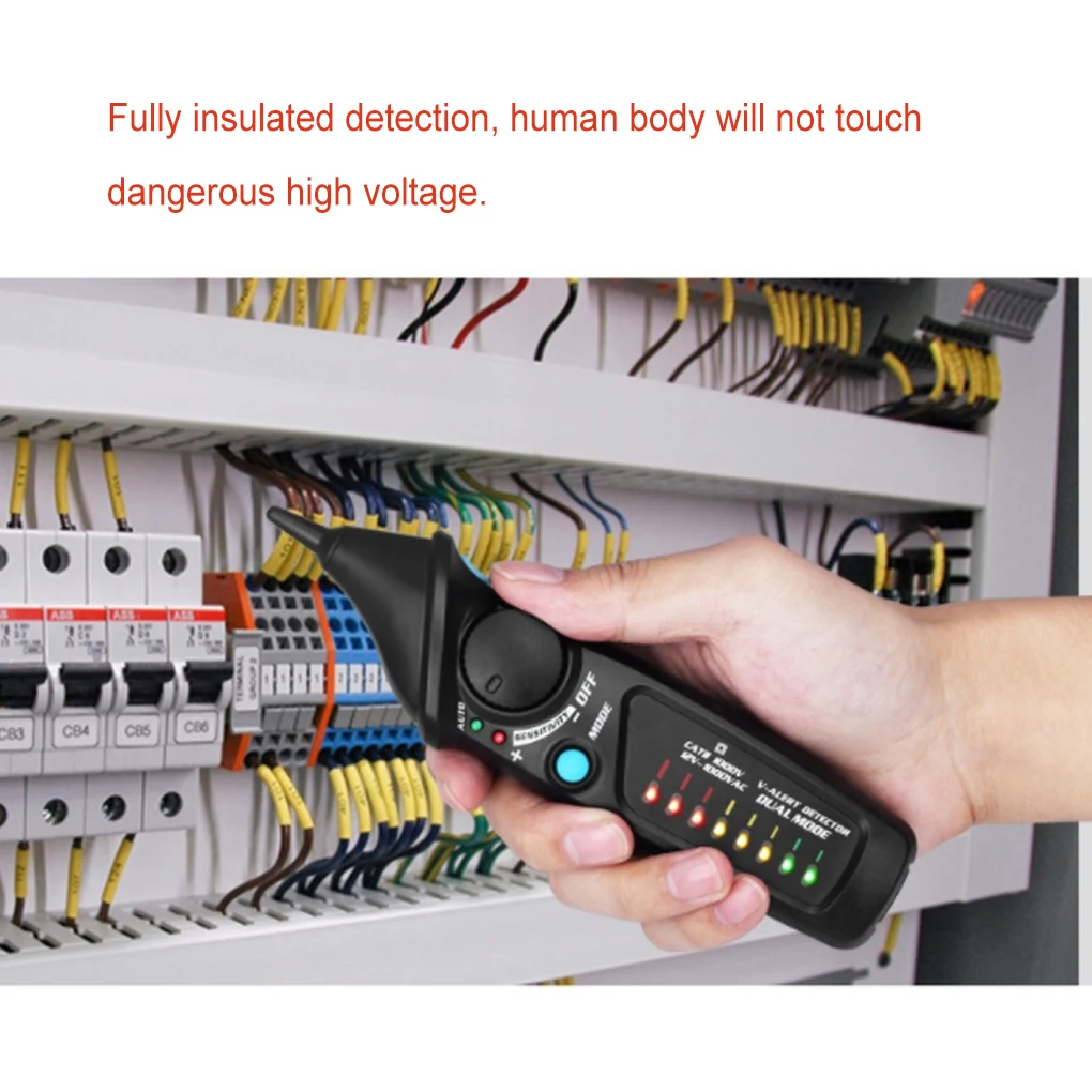 

Detector Multifunctional Indicator Adjustable Dual Mode Smart Tester Live Wire Check Electrical Power Circuit Detect