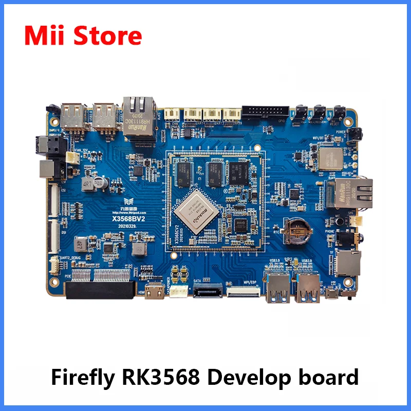 

RK3568 Develop Board Rockchip X3568 Core-Board Cortex A55 Industy Control NPU Android11 Linux AI For IOT Smart NVR Beyond RK3399