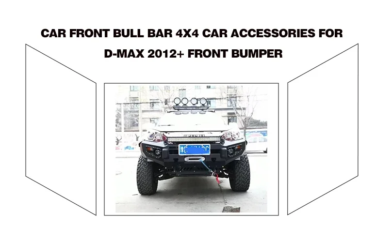 Car Front Bull Bar 4x4 Car Accessories For D-max 2012+ Front Bumper