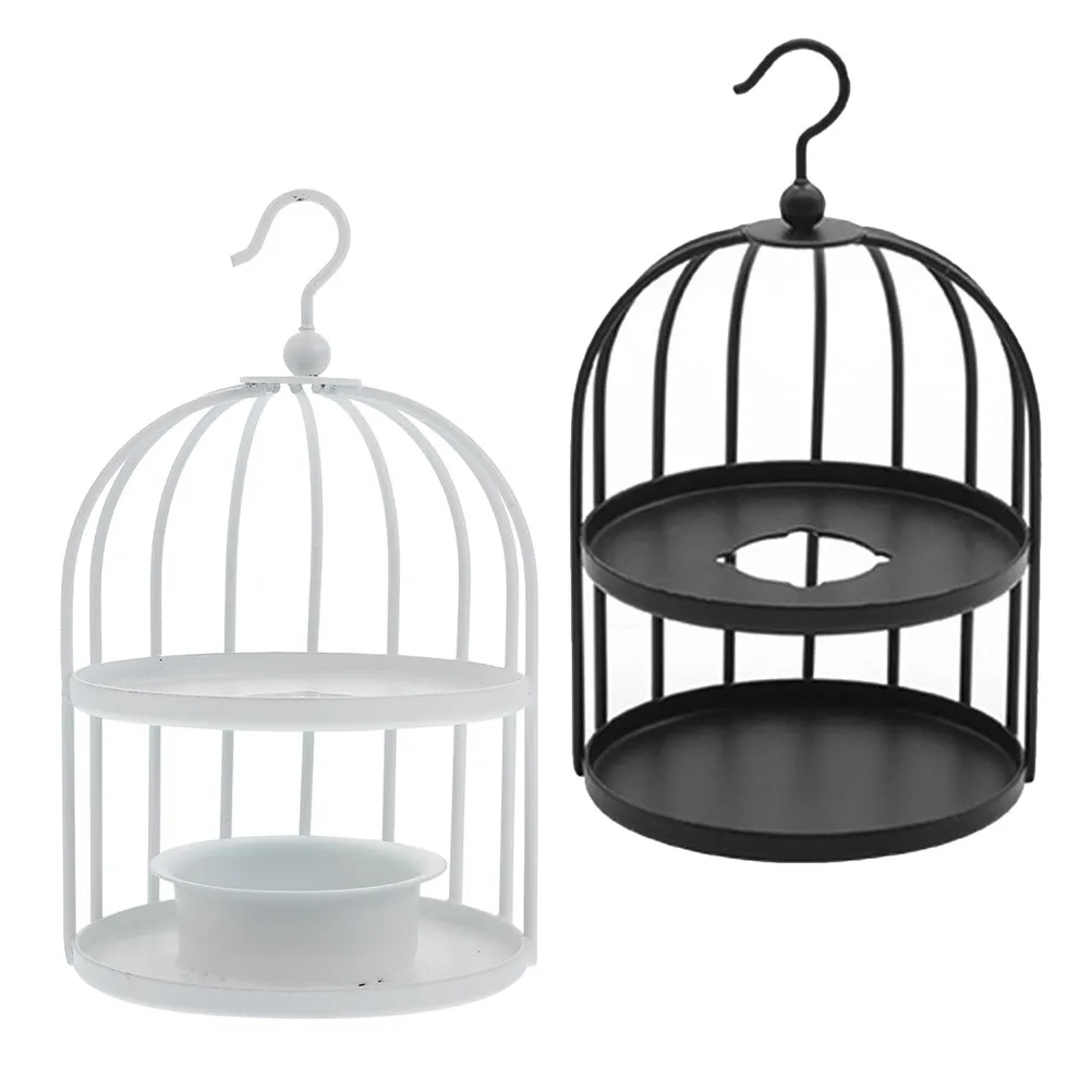 2Pcs Vintage Birdcage Wax Melting Furnace Iron Baked Enamel Retro Wax Sealer for Stamp Seals DIY Crafts Wedding Invitations