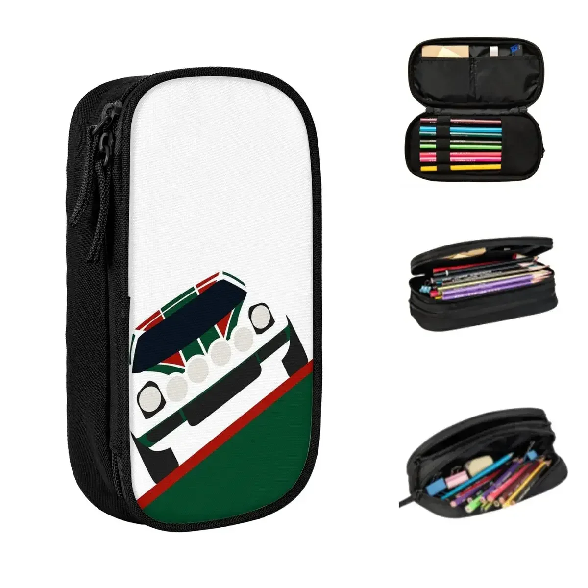 

Lancia Stratos Pencil Cases Big Capacity Pen Bags Pen Box Pencil Pouch For Boys Girls Students Stationery School Office