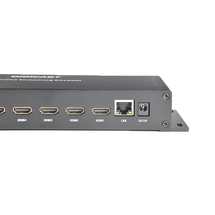 HD MI Live Encoder H264 HD SRT HLS Video  H265 8 Channel Encoder factory
