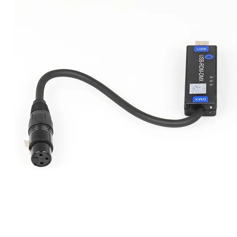

Bluetooth RDM Дистанционный адресный кодовый набор Мобильная консоль DMX512 Программируемый USB-кабель подключения для управления освещением