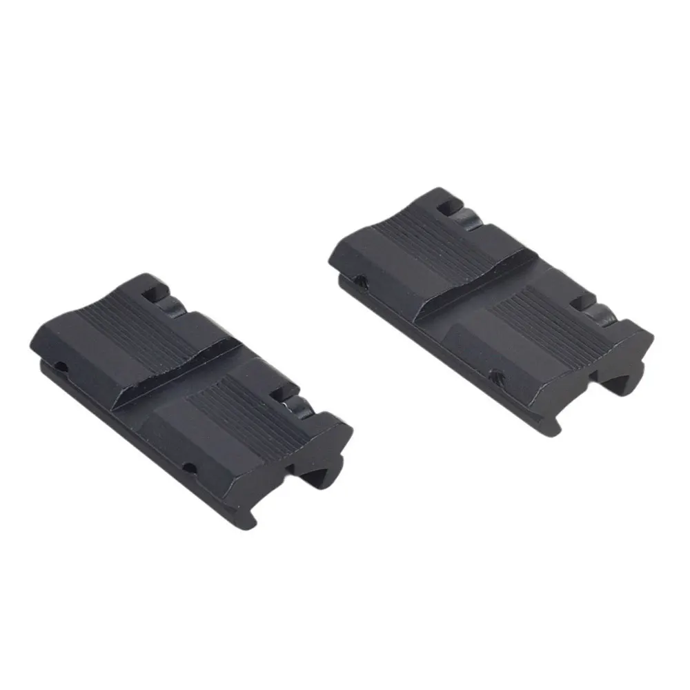 Esportes ao ar livre 11mm a 20mm mini adaptador de trilho liga alumínio picatinny para óptica & mira brinquedo arma acessórios qg872