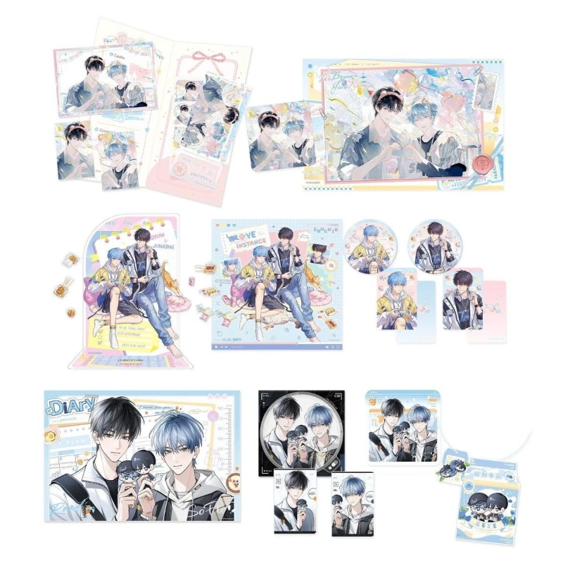 Wo Xing Rang Wo Shang Original Novel Derivative Official Peripheral Badges Shikishi Acrylic Stands Lu Boyuan VS Jian Rong