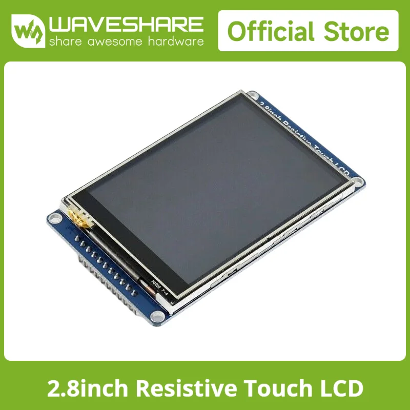 Fotografia 7: Waveshare 2,8 polegadas 320 * 240 pixels IPS LCD, toque resistivo, interface SPI