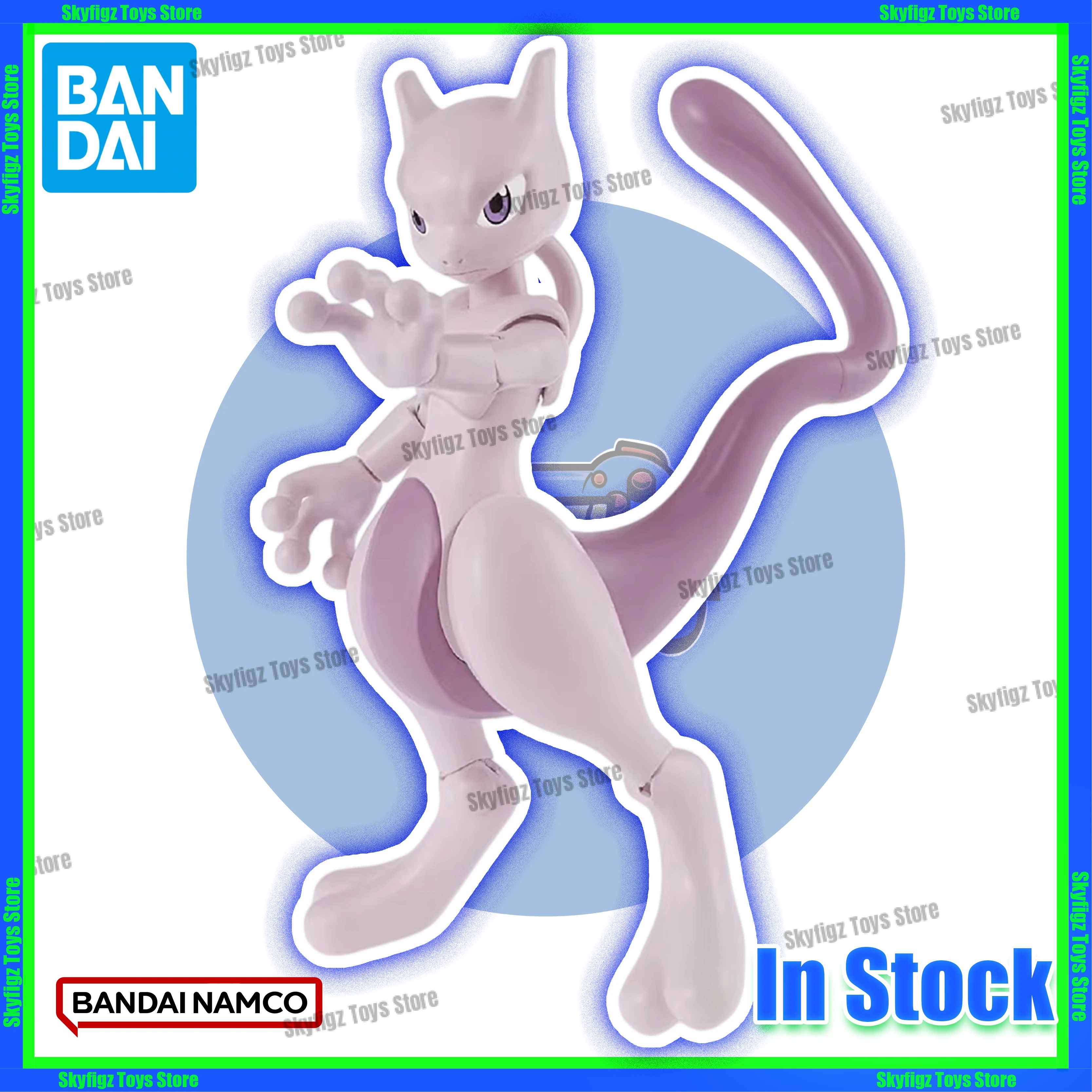 

In Stock Bandai Pokémon Pokémon Evolution 32 Mewtwo Chinese Color Box Assembled Action Figure Gift