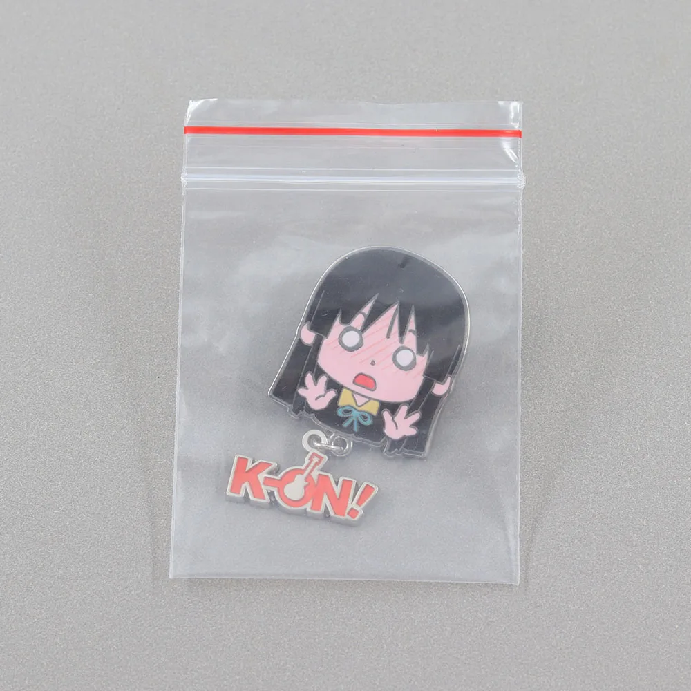 K-On！Akiyama Mio Anime Chibi-Charakter Emaille-Pin Niedliche Brosche mit überraschtem Gesichtsausdruck für Rucksäcke, Kleidung, Fans, Geschenk-Accessoire – Detail 9
