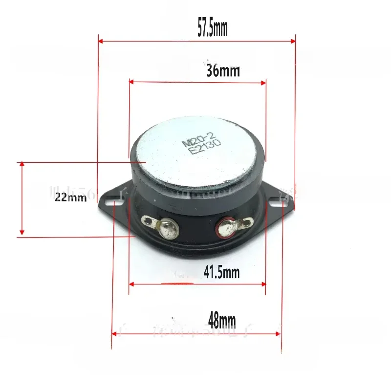 SOTAMIA 2Pcs Mini Speaker 4 Ohm 5W Audio Treble Speaker 40mm Tweeter External Magnetic Sound Music Home Theater HIFI Loudspeaker