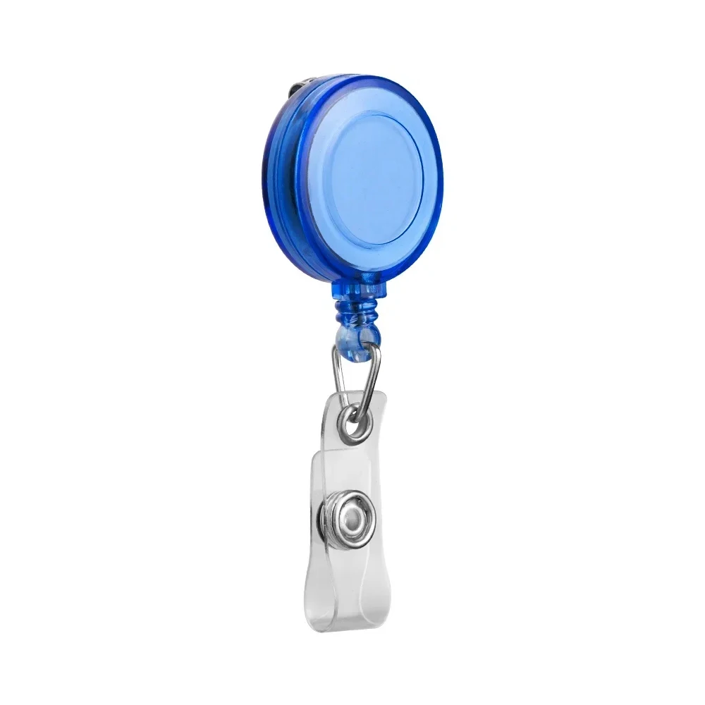 5PCS Retractable Badge Holder Clips for Nurse ID Badge Reel with Belt Clip Doctor ID Card Chain Clips School Student Office