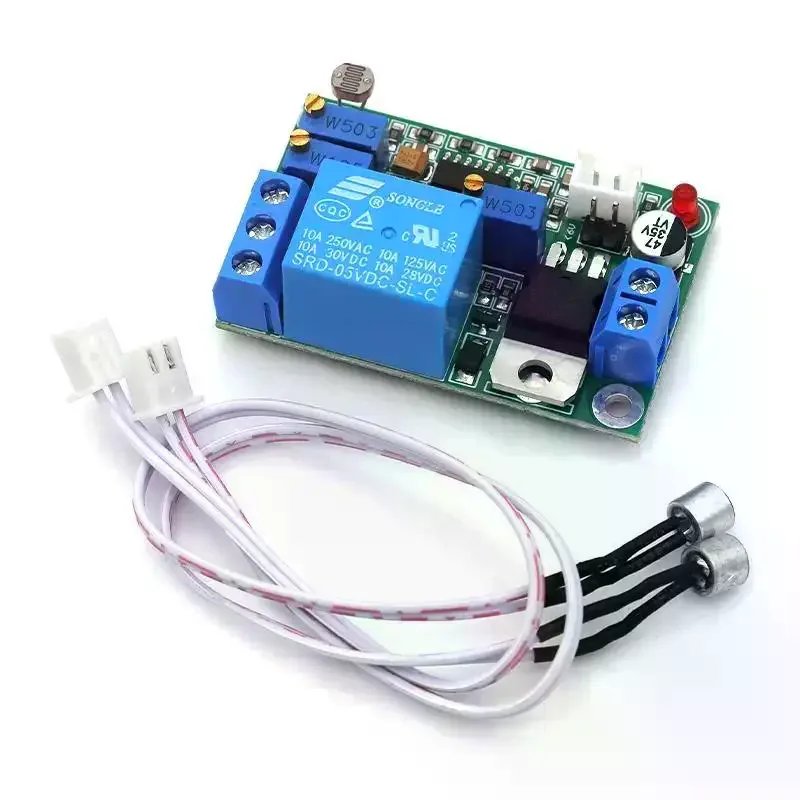 1PCS DC 7V-24V Sound And Light Control Delay Switch Relay Module Delay 3S-60S Adjustable Sensor Switch