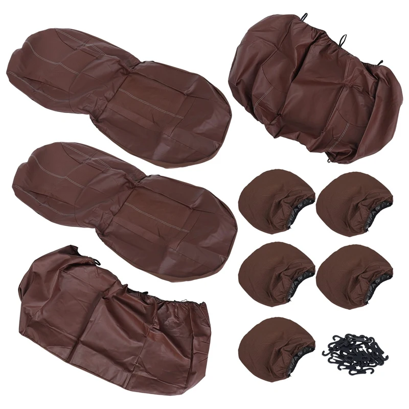 1 Set As Shown Car Cushion Universal Cover Seat Cover Auto Interio Supplies Cushion Set