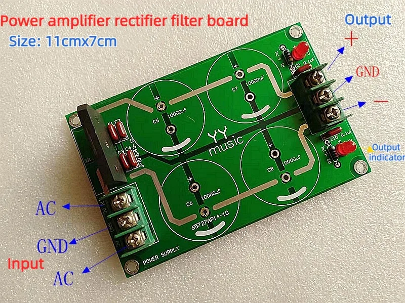 Semi-finished Products, Dual Power Supply Rectifier and Filter Power Supply Board, Power Amplifier Fever Rectifier Board