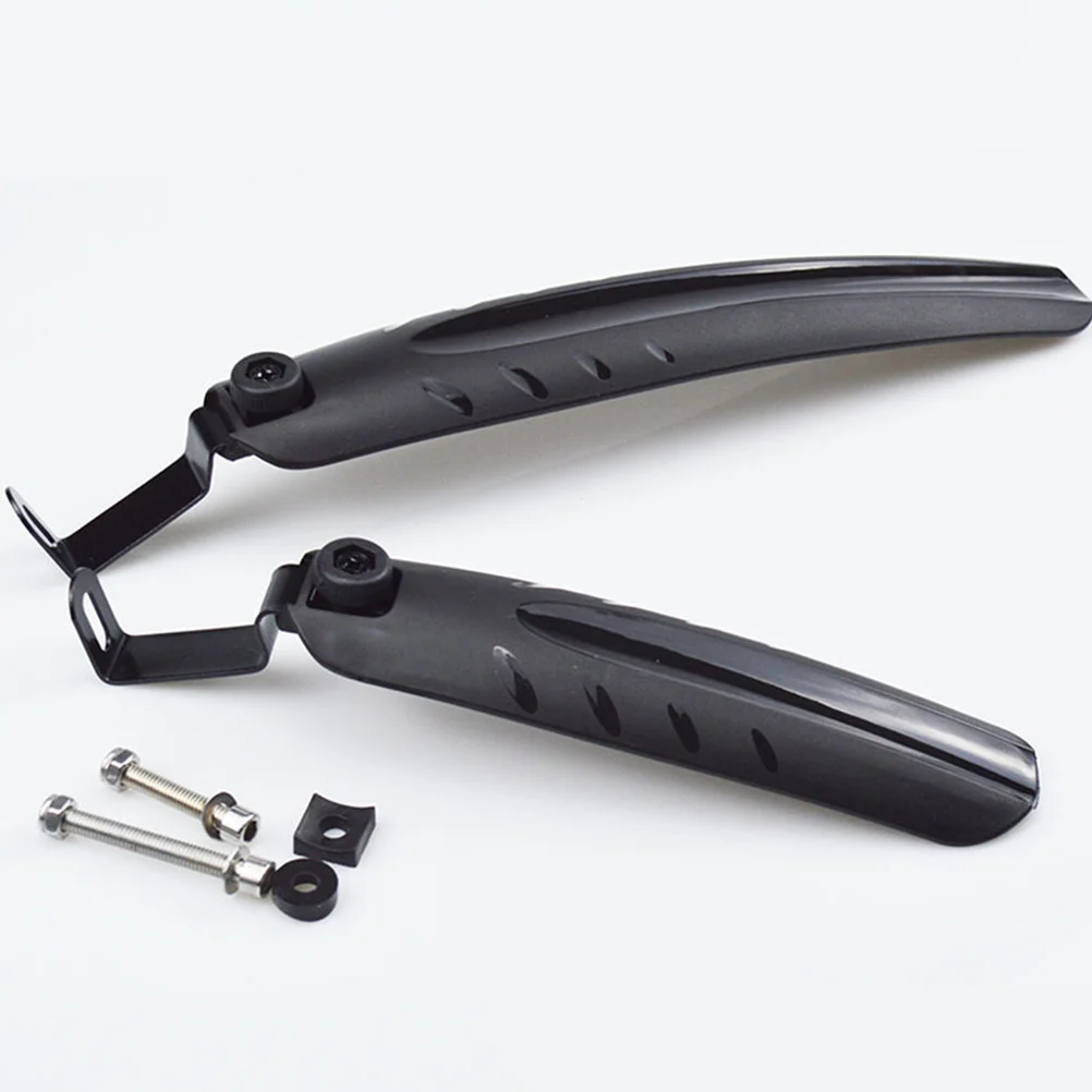 2 قطعة واقي من الطين طوي الخلفي للدراجات الجبلية 40-46 سنتيمتر عجلة الجبهة الخلفية تعليق الإفراج السريع منحنى خفيف الوزن #2