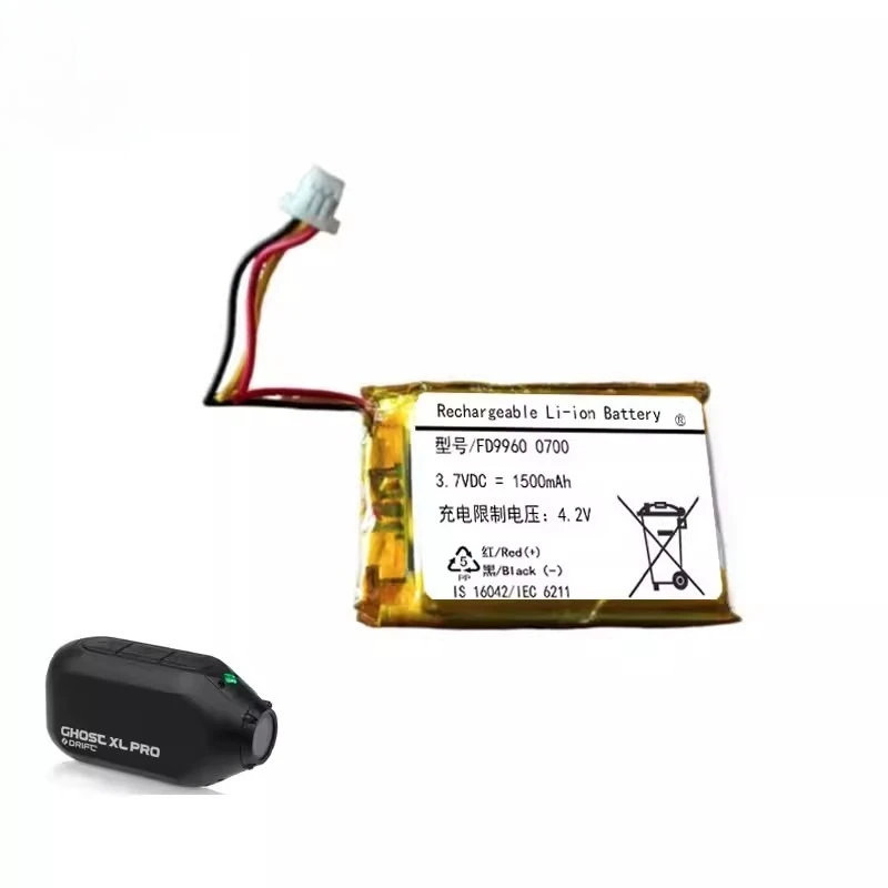 High Quality FD9960 0700 1500mAh Battery for Drift Ghost XL/Pro Sports Action Camera Helmet Camera Motorcycle Bicycle Video Cam