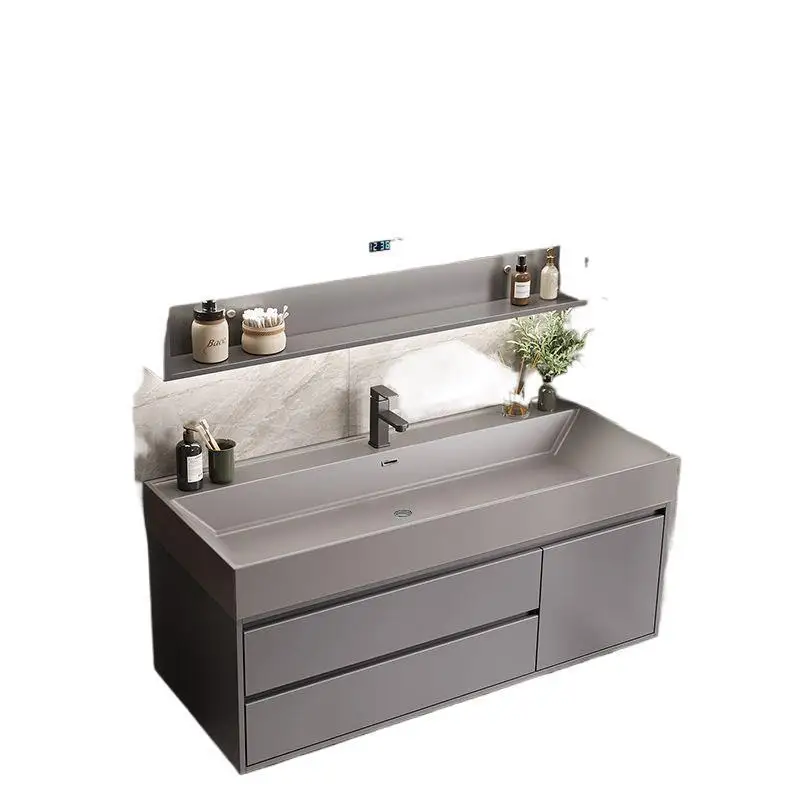 

Простая раковина для ванной комнаты, шкаф для умывальника, комбинированная каменная плита, бытовая техника