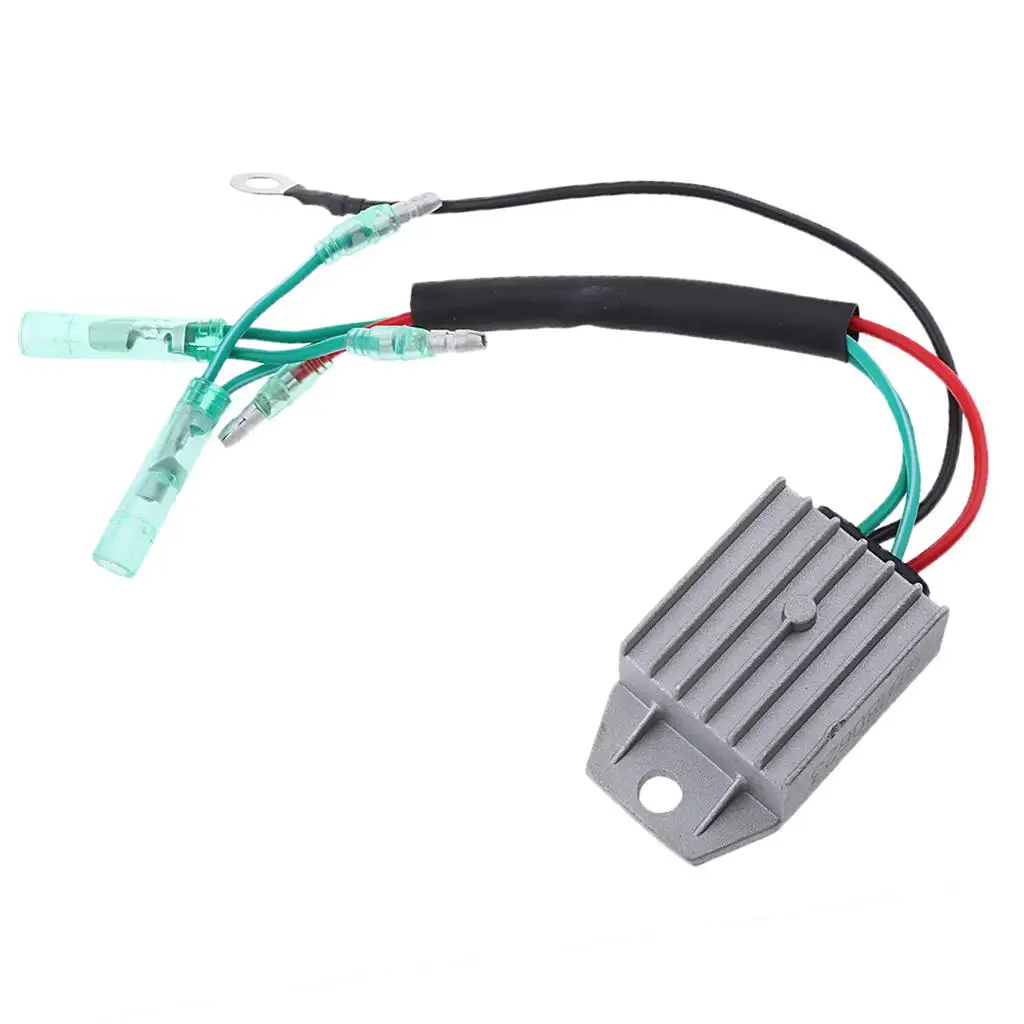 Outboard Voltage Regulator Rectifier Silver Alloy Cooling Component Voltage Stabilizer for Marine 4 Stroke Engine