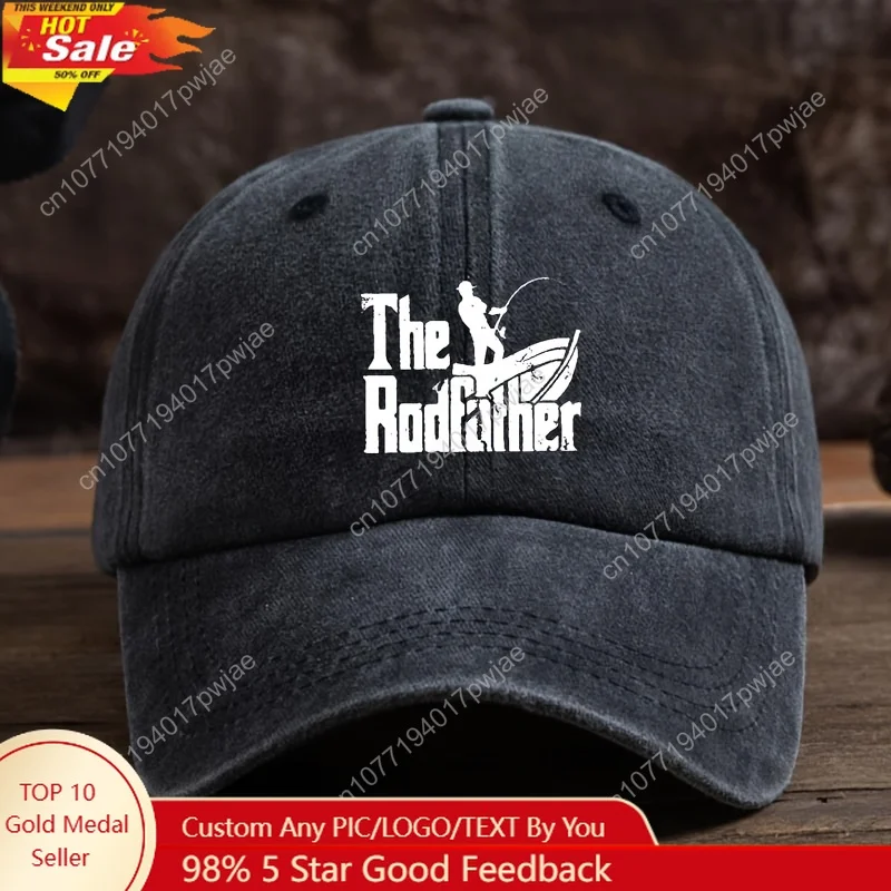 Topi Duckbill Bergaya Unisex dengan Cetakan Memancing yang Menarik - Topi Luar Ruangan yang Trendi dan Serbaguna