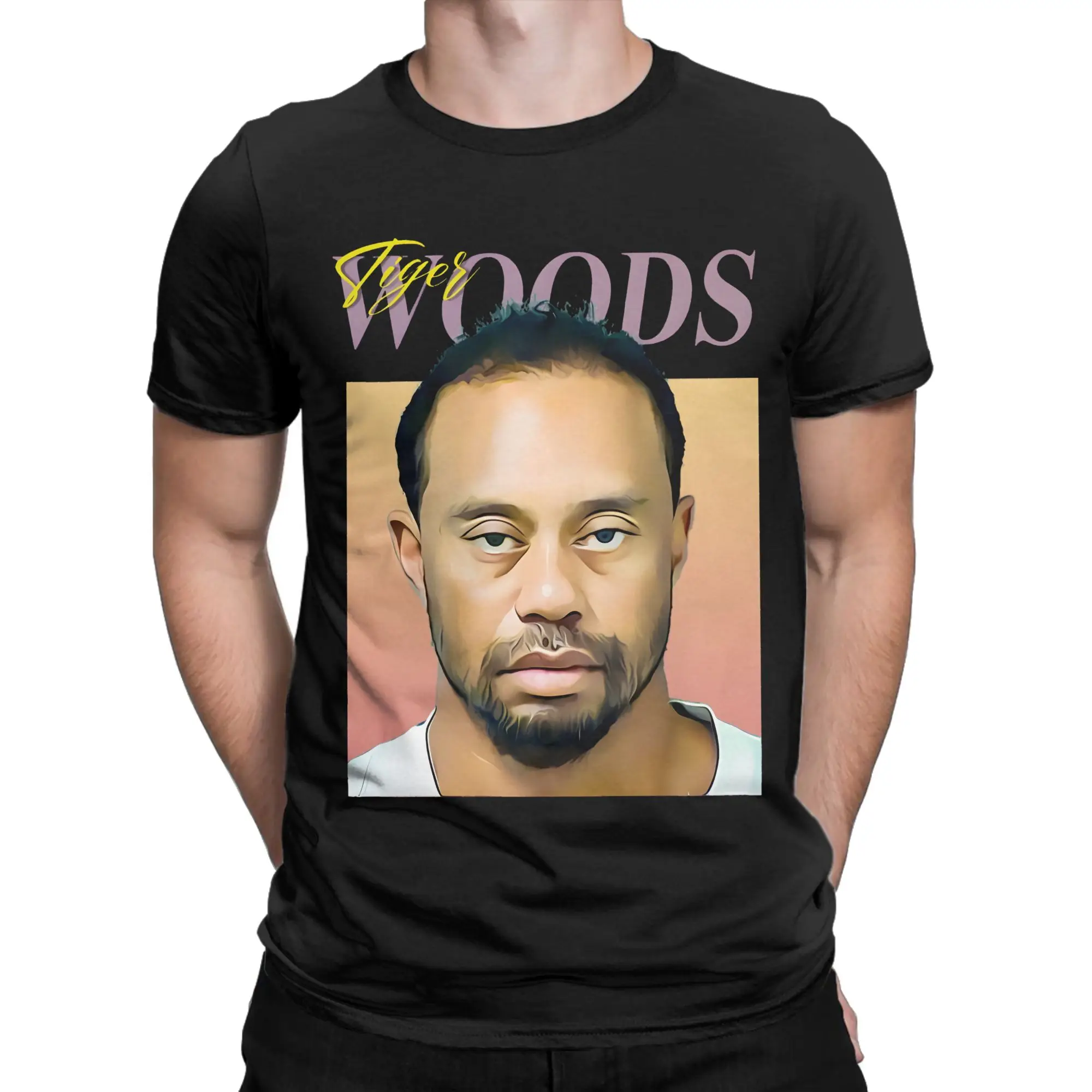 Tiger Woods Not Involved  T Shirt Summer  Cotton T-Shirts For Adult Casual Tee Shirt Short Sleeve Street Style Tees