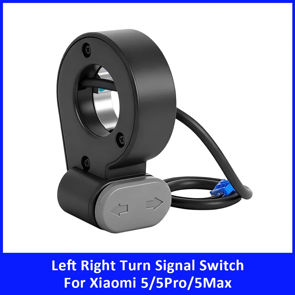 Ignition Key Lock Power Switch Button for Xiaomi 5 5Pro 5Max Scooter Left Right Turn Signal Switch Spare Parts Accessories