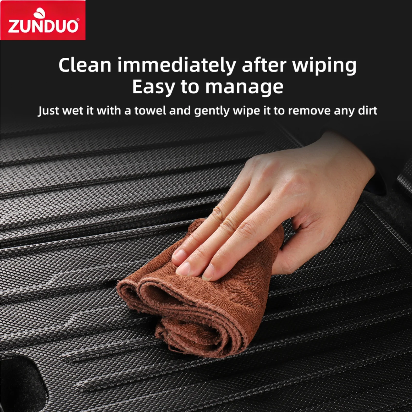 ZUNDUO Left Hand Drive for Kia NIRO EV Wave 2023 -2026  (Not for Hybrid & PHEV) Car All-weather Floor Mats TPE Accessories Black
