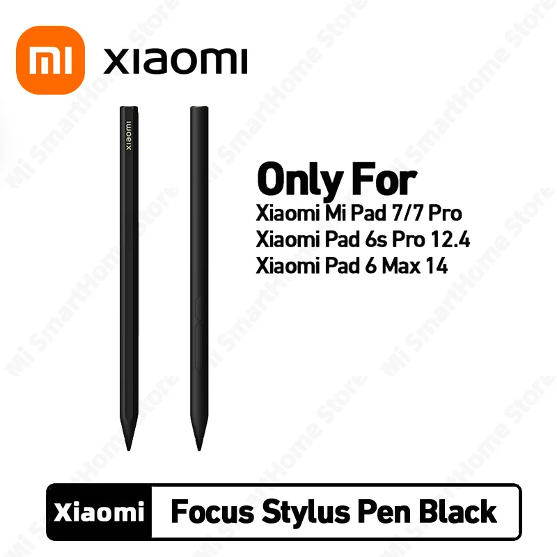 For Pad 7/7Pro/6SPro/6 Max 14, Xiaomi Focus Stylus Pen Black 8192