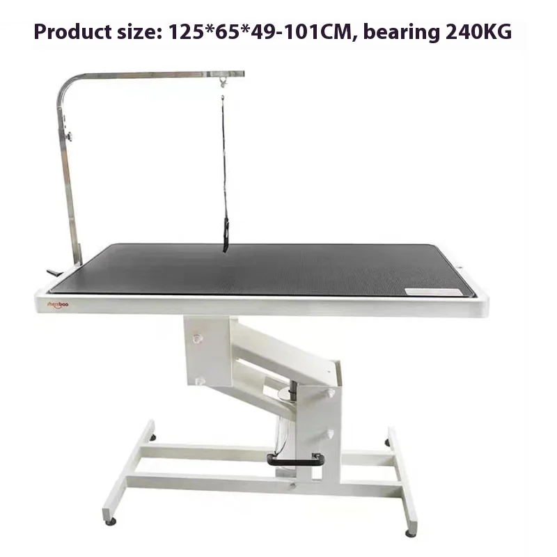 Hydraulic Adjustable Grooming Table for Large Dogs for Pet Shops-Styling Shearing Small Brushes Charged Power Source