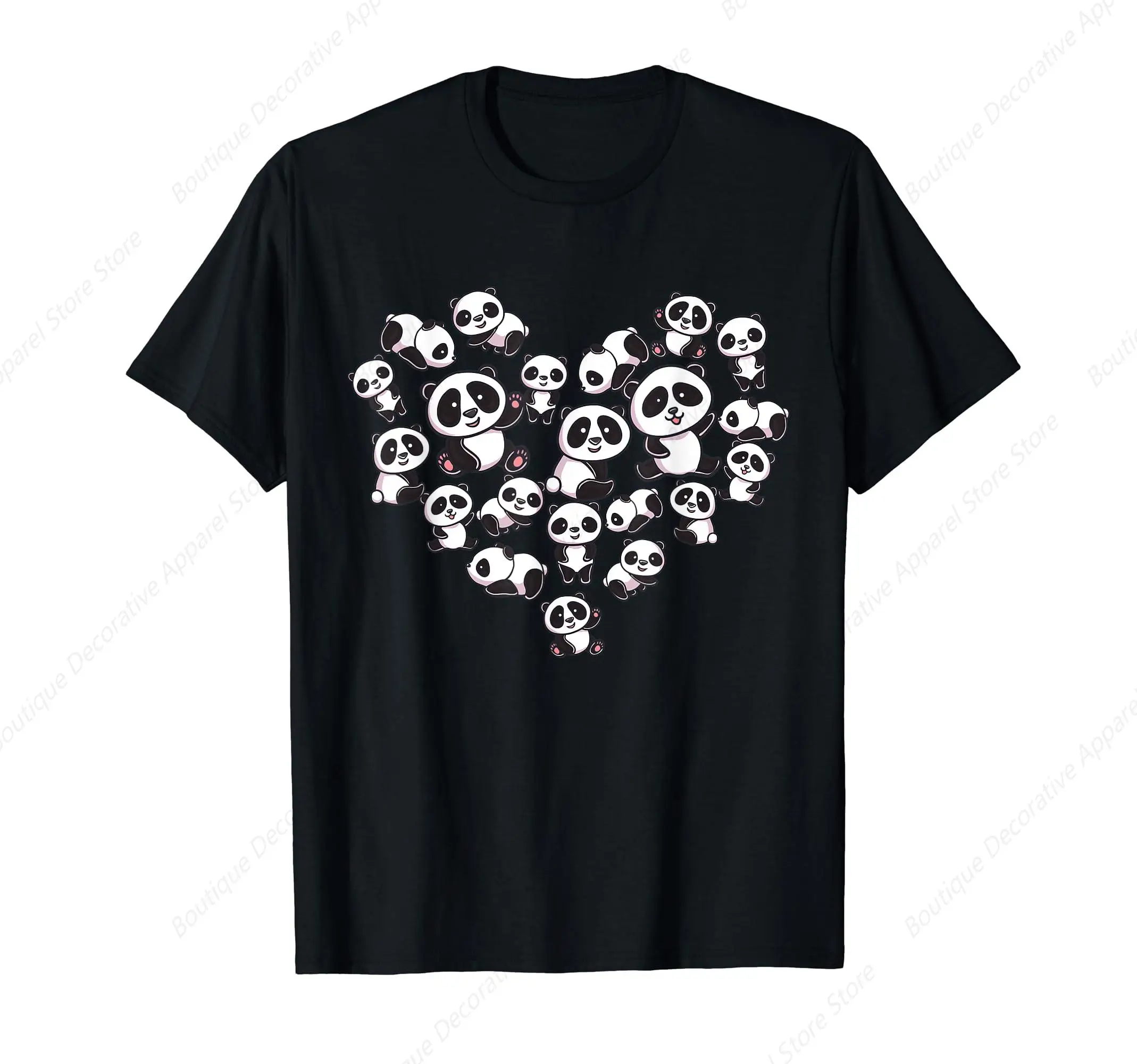 

Panda Shirt Cute Panda Tshirt Panda Bear Lover Heart Gifts T-Shirt