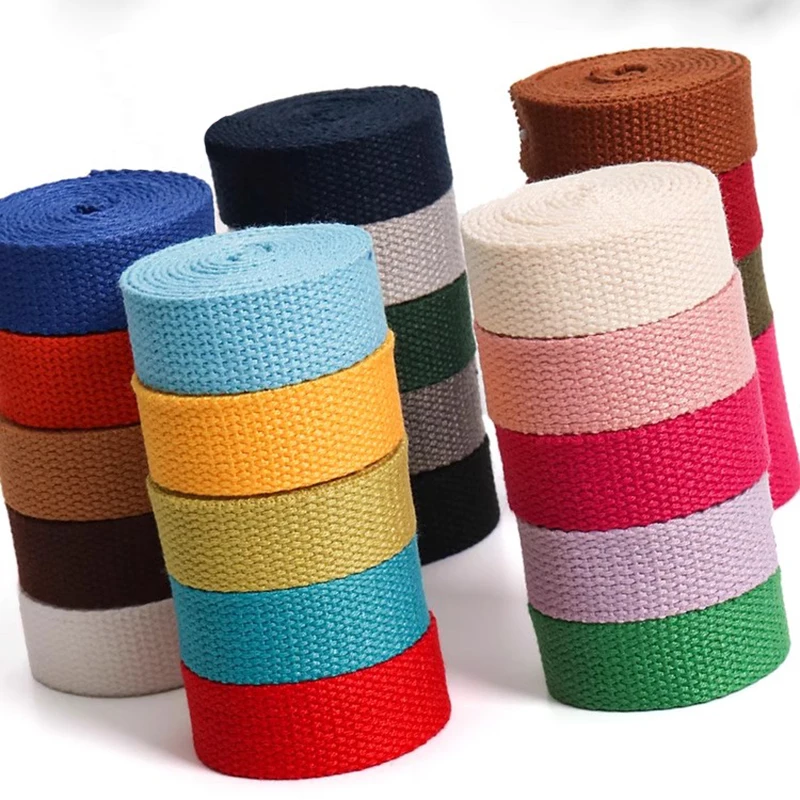 10M Cotton Webbing Tape for Bags & Sewing