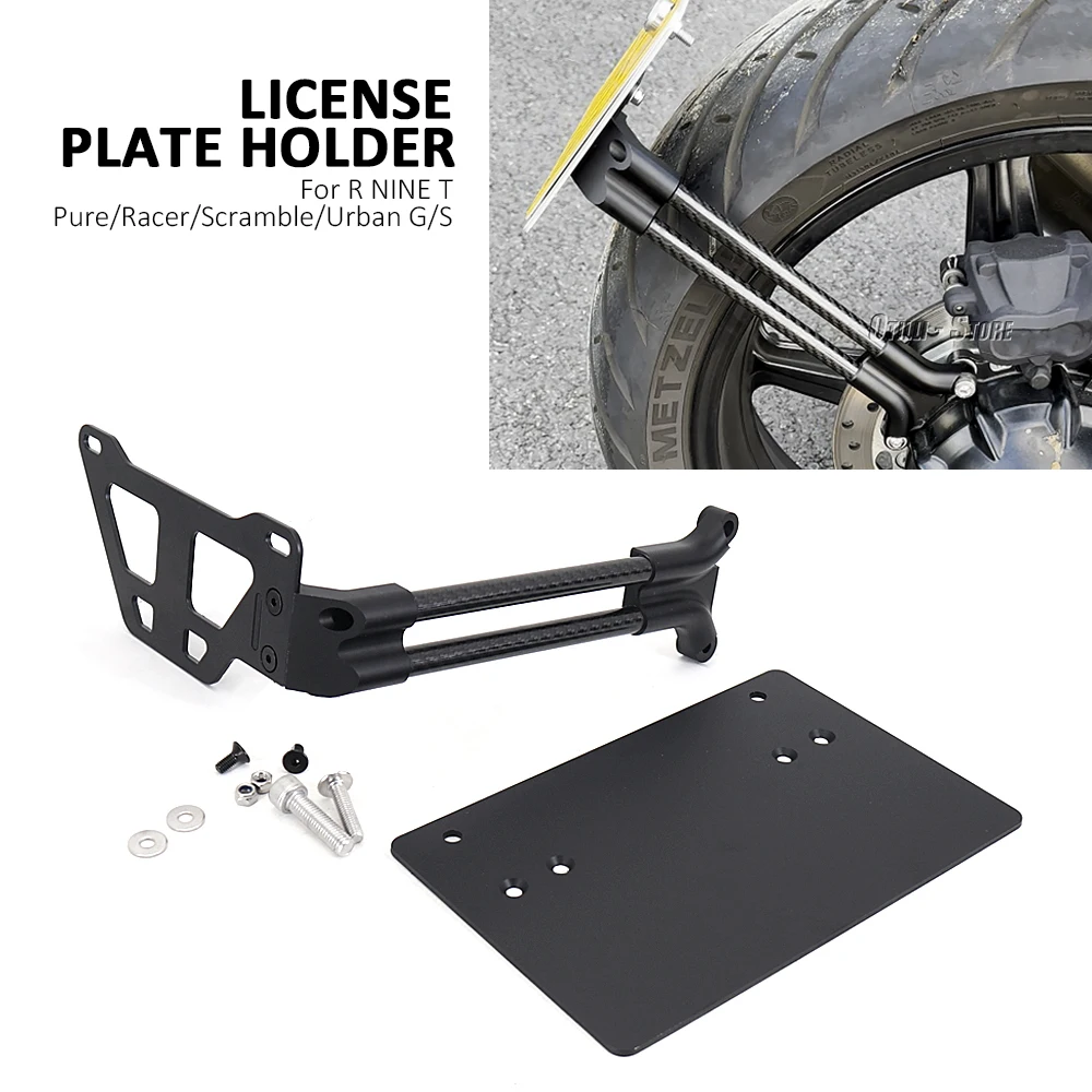 

New Motorcycle Side Mounted License Plate Bracket For BMW r9t R NINET Urban G S NINE T R9T Pure Rninet Racer R NineT Scramble