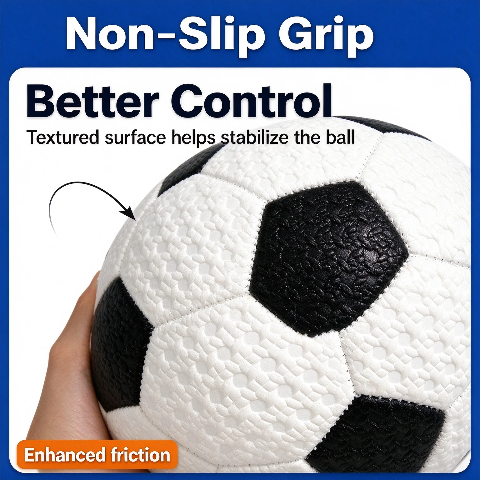 Standard Size 5 Soccer Ball Leakproof Campus Football Wear Resistant New Rubber Soccer Ball Elastic Football view 5