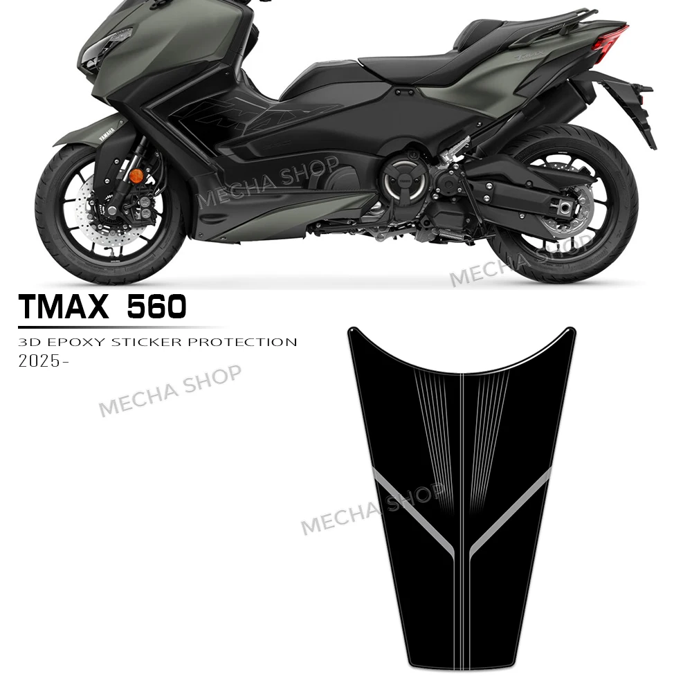

3D Gel Sticker Decal Motorcycle Accessories Tank Pad Protection Kit For Tmax 560 2025 2026 2022-2024