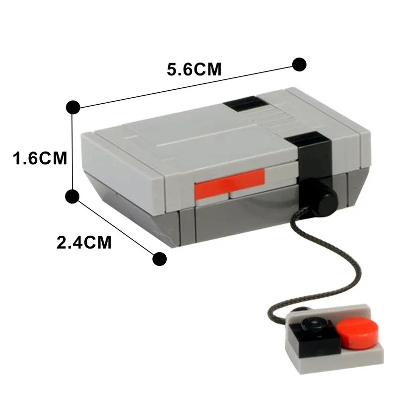 Family Electronic Game Console Model Moc Assembled Building Block Toys